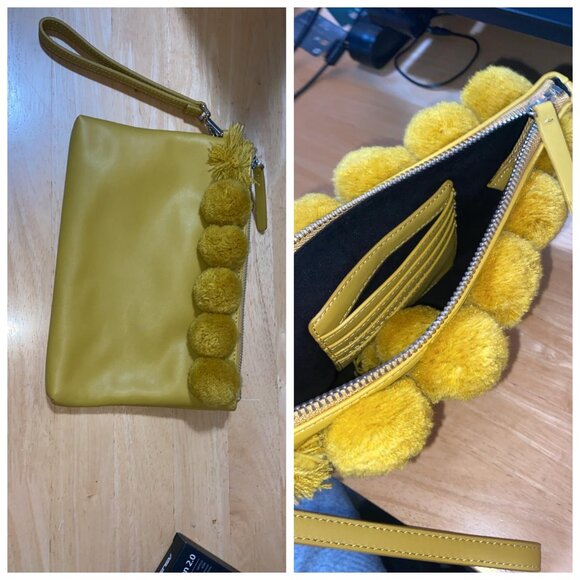Handbags - Vintage yellow handbag.